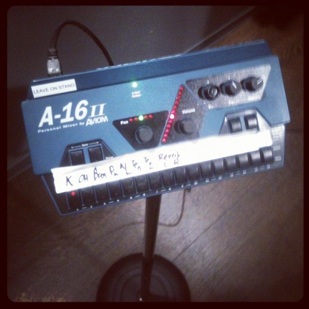 A Aviom personal mixer
